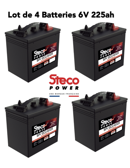 Batterie Steco 6V 225ah Deep cycles Livraison incluse
