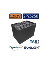 Pack 24V de 12 x 2V Batterie de traction 2PZS280 en 2V 280ah en C5