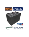 Pack 24V de 12 x 2V Batterie de traction 3PZS180 en 2V 180ah en C5