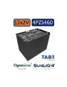 Pack 24V de 12 x 2V Batterie de traction 4PZS460 en 2V 460ah en C5