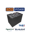 Pack 24V de 12 x 2V Batterie de traction 5PZS400 en 2V 400ah en C5