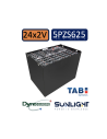 Pack 48V de 24 x 2V Batterie de traction 5PZS625 en 2V 625ah en C5