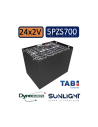 Pack 48V de 24 x 2V Batterie de traction 5PZS700 en 2V 700ah en C5