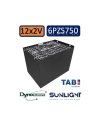 Pack 24V de 12 x 2V Batterie de traction 6PZS750 en 2V 750ah en C5