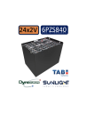Pack 48V de 24 x 2V Batterie de traction 6PZS840 en 2V 840ah en C5