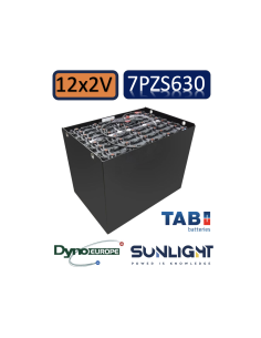 Pack 24V de 12 x 2V Batterie de traction 7PZS735 en 2V 735ah en C5