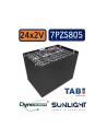 Pack 48V de 24 x 2V Batterie de traction 7PZS805 en 2V 805ah en C5