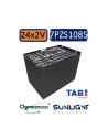 Pack 48V de 24 x 2V Batterie de traction 7PZS1085 en 2V 1085ah en C5