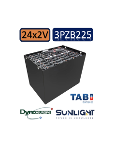 Pack 48V de 24 x 2V Batterie de traction 3PZB225 en 2V 225ah en C5