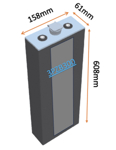 Batterie de traction 3PZB300en 2V 300ah en C5 Livraison incluse
