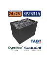 Pack 48V de 24 x 2V Batterie de traction 3PZB315 en 2V 315ah en C5