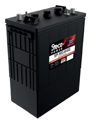 Lot de 4 Batteries Traction Steco 6V 430ah Deep cycles Livraison incluse