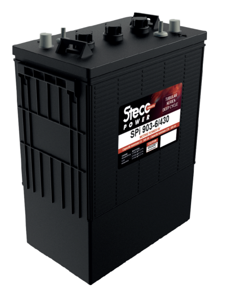 Lot de 6 Batteries Traction Steco 6V 430ah Deep cycles Livraison incluse