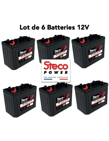 Batterie Traction Steco Power 12V 150ah Deep cycles Livraison incluse