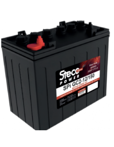Lot de 4 Batteries Traction Steco Power 12V 150ah Deep cycles Livraison incluse