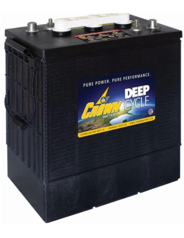 Lot de 6 Batteries Crown en  6V 330ah Deep cycles CR330HD Livraison incluse