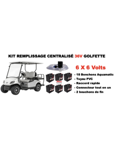 Kit Remplissage centralisé 36V voiture de golf avec livraison incluse