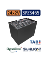 Pack 48V de 24 x 2V Batterie de traction 3PZS465 en 2V 465ah en C5 Livraison incluse