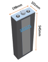Batterie de traction 5PZS575 en 2V 575ah en C5 Livraison incluse