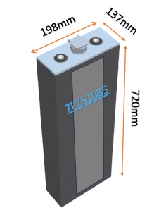 Batterie de traction 7PZS1085 en 2V 1085ah en C5 Livraison incluse