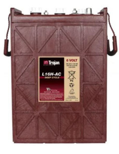 Batterie Traction Trojan L16H-AC en  6V 435ah Deep cycles Livraison incluse