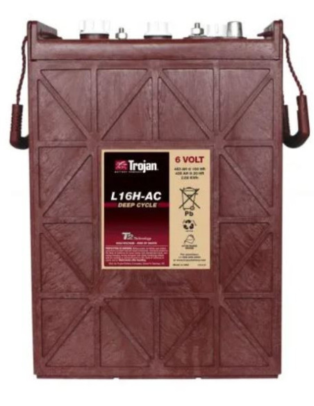 Batterie Traction Trojan L16H-AC en  6V 435ah Deep cycles Livraison incluse