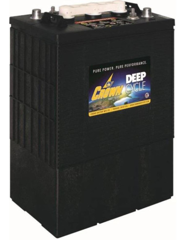 Batterie Crown en  6V 390ah Deep cycles CR390HD Livraison incluse