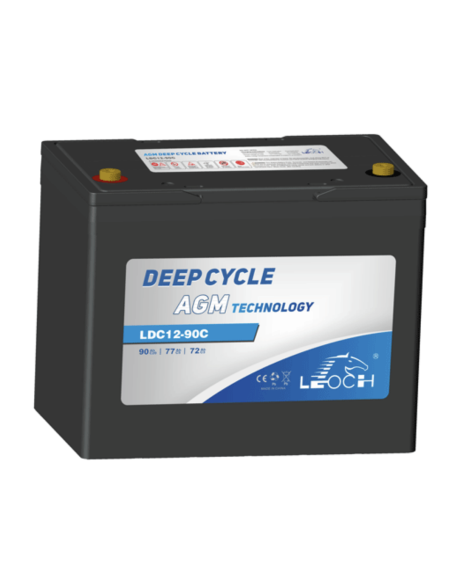 Batterie 12V 90ah Leoch AGM / GEL Carbone LDC12-90C