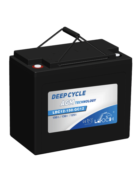 Batterie 12V 150ah Leoch AGM / GEL Carbone LDC12-150-GC12