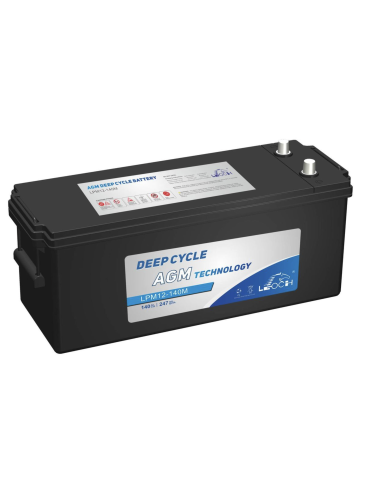 Batterie 12V 140ah Leoch AGM / GEL Carbone LPM12-140