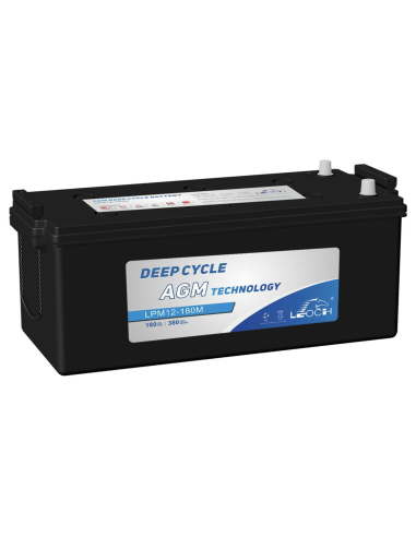 Batterie 12V 180ah Leoch AGM / GEL Carbone LPM12-180