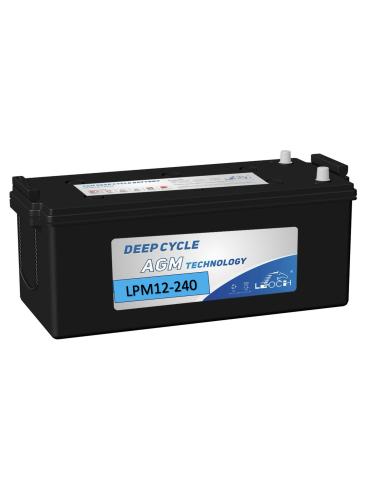 Batterie 12V 240ah Leoch AGM / GEL Carbone LPM12-240